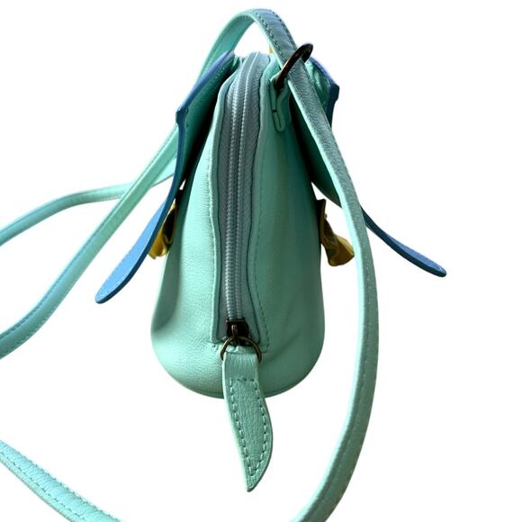 Disney Parks Passport Collection Blue Dumbo Faux Leather Crossbody Bag - Picture 5 of 8